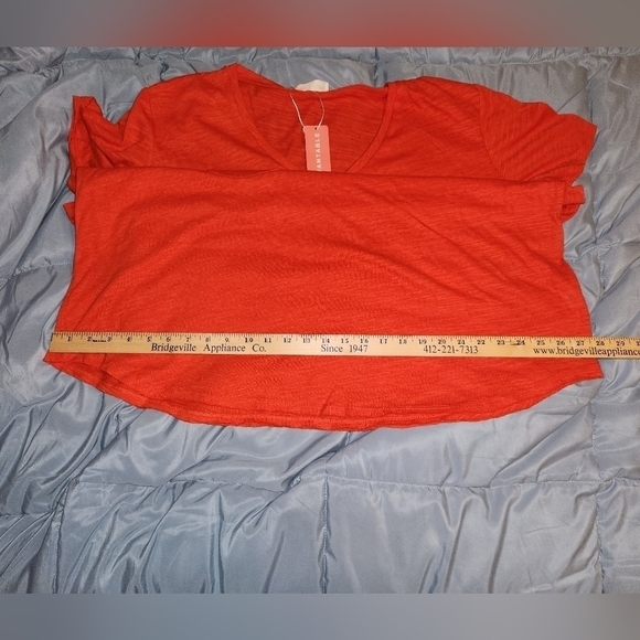 78 & Sunny Slub Pocket Tee T-Shirt 3X Bright Red - Picture 10 of 10